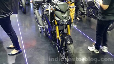 Yamaha M-Slaz black front unveiled at 2015 Thailand Motor Expo