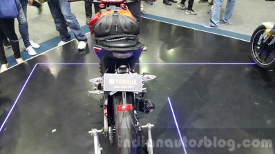 Yamaha M-Slaz red rear unveiled at 2015 Thailand Motor Expo