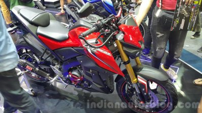 Yamaha M-Slaz red side unveiled at 2015 Thailand Motor Expo