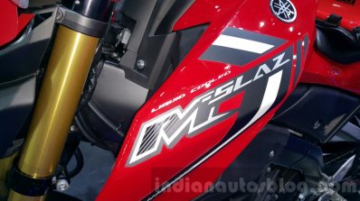 Yamaha M-Slaz red tank fin unveiled at 2015 Thailand Motor Expo