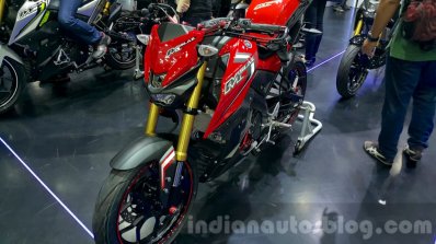 Yamaha M-Slaz red unveiled at 2015 Thailand Motor Expo