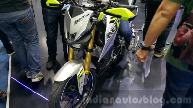 Yamaha M-Slaz silver green unveiled at 2015 Thailand Motor Expo