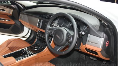 2016 Jaguar XF interior at the Auto Expo 2016