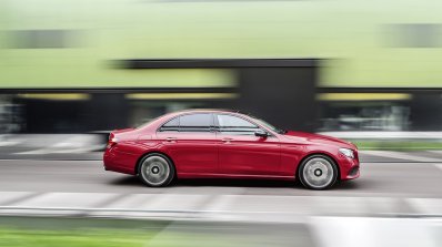 2016 Mercedes E-Class E 220 d side profile Hyazinth red
