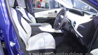 2016 Toyota Prius front seats at Auto Expo 2016