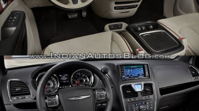 2017 Chrysler Pacifica vs. 2016 Chrysler Town & Country interior dashboard