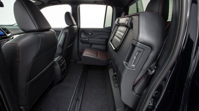 2017 Honda Ridgeline black rear seats folded