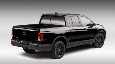 2017 Honda Ridgeline black rear three quarters right side
