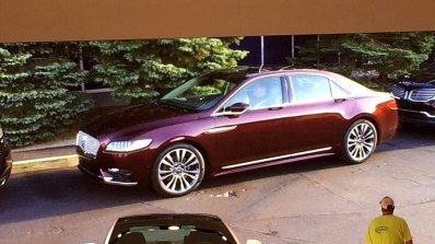 2017 Lincoln Continental third leaked image