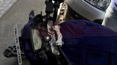 All-new TVS Apache 200 cluster spied