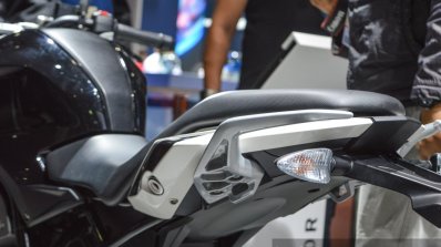 BMW G310R grab rail at Auto Expo 2016
