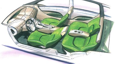 Car Design Academy interior sketch