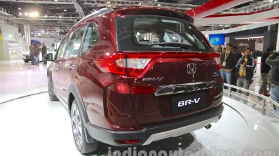 Honda BR-V rear quarter Auto Expo 2016