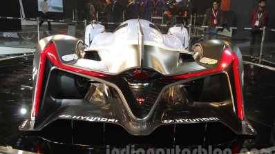 Hyundai N 2025 Vision Gran Turismo concept rear at Auto Expo 2016