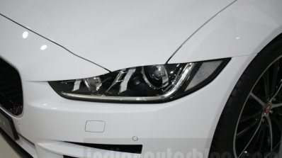 Jaguar XE headlamp at the Auto Expo 2016