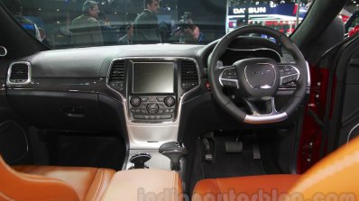 Jeep Grand Cherokee SRT dashboard at Auto Expo 2016