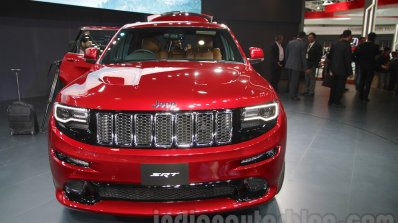 Jeep Grand Cherokee SRT front at Auto Expo 2016