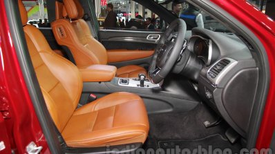 Jeep Grand Cherokee SRT front seats at Auto Expo 2016