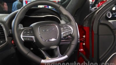 Jeep Grand Cherokee SRT steering wheel at Auto Expo 2016