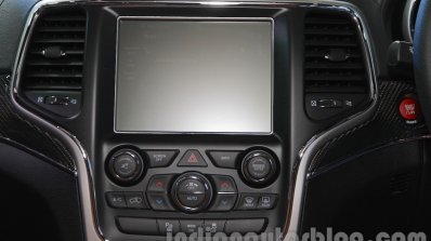 Jeep Grand Cherokee SRT touchscreen system at Auto Expo 2016