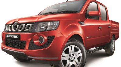 Mahindra Imperio Double Cab red alloy wheel