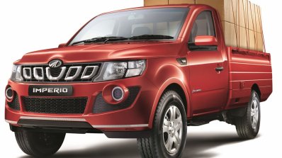 Mahindra Imperio Single Cab loaded front quarter
