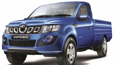 Mahindra Imperio Single Cab unloaded front quarter