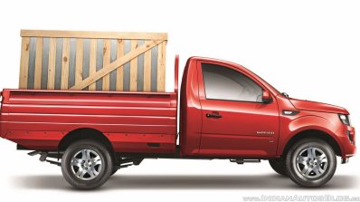 Mahindra Imperio red side loaded