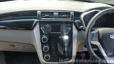 Mahindra KUV100 center console first drive review