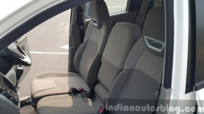 Mahindra KUV100 front bench seat up first drive review