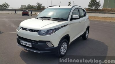 Mahindra KUV100 front quarter first drive review