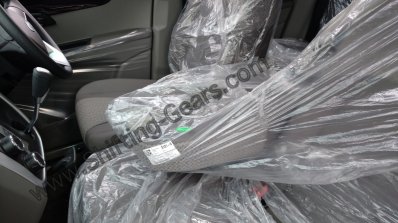 Mahindra KUV100 front row armrest spied