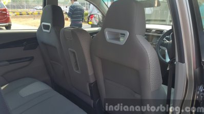 Mahindra KUV100 front seats from rear first drive review