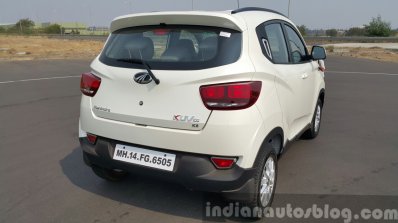 Mahindra KUV100 rear quarter first drive review