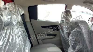 Mahindra KUV100 rear seats spied