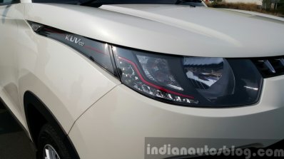 Mahindra KUV100 right headlamp first drive review