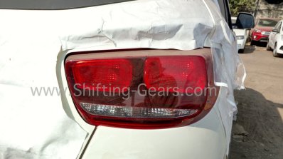 Mahindra KUV100 tail lamp spied