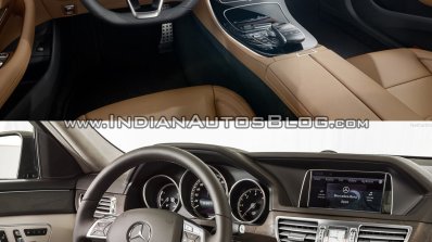 Mercedes E Class (W213) vs Mercedes E Class (W212) interior (1) Old vs New