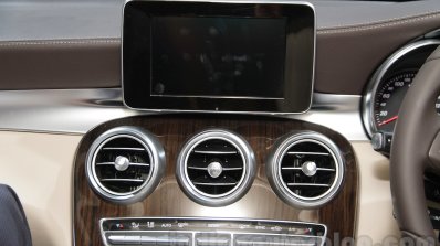 Mercedes GLC infotainment system at Auto Expo 2016