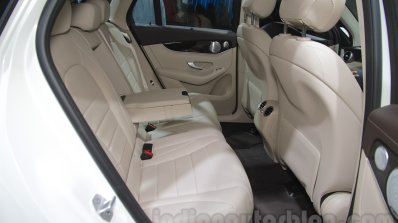 Mercedes GLC rear seat at Auto Expo 2016