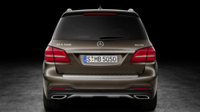 Mercedes GLS rear brown official image