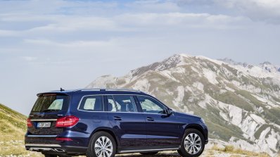 Mercedes GLS rear three quarter official image