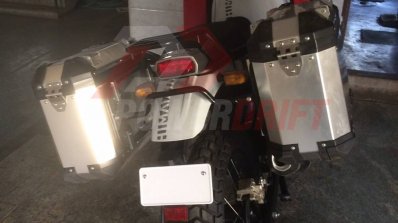 Royal Enfield Himalayan rear spied undisguised