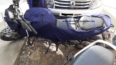 TVS Apache 200 split seats spied