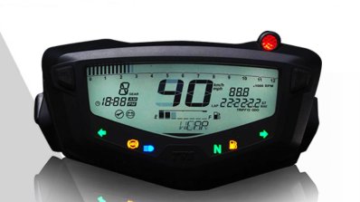 TVS Apache RTR 200 4V digital speedometer leaked