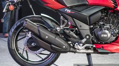 TVS Apache RTR 200 4V exhaust launched