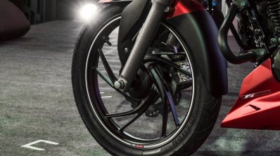 TVS Apache RTR 200 4V front alloy wheel launched