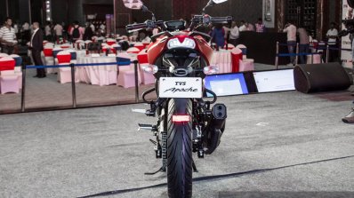 TVS Apache RTR 200 4V rear launched