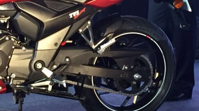 TVS Apache RTR 200 4V rear wheel live