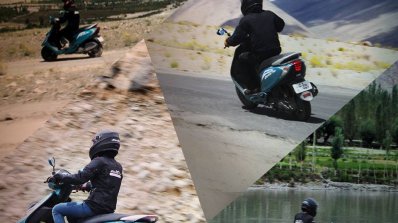 TVS Scooty Zest 110 travels to Khardung La